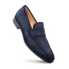 Mezlan Caro Suede Penny Loafer Navy
