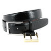 Torino Big & Tall Alligator Grain Embossed Calfskin Belt Black