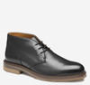 Johnston & Murphy Calder Chukka Black Tumbled Full Grain   