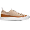Zelli Lando Sueded Calfskin Sneaker Taupe