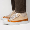 Zelli Lando Sueded Calfskin Sneaker Taupe