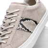 Zelli Olympias Genuine Python and Italian Sueded Goatskin Grey