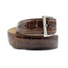 Zelli XL Alligator Belt Cognac