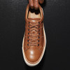 Allen Edmonds Porter City Derby Lace-up Sneaker Walnut Brown Leather