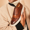 Allen Edmonds Park Avenue 2.0 Oxford Dress Sneaker Dark Chili Leather