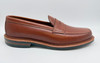  LIMITED Edition "Chestnut Street"  Leisure Handsewn Slip on Papaya leather WITH LEISURE 3 RUBBER SOLE. #D2222L  