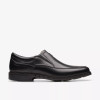 Clarks Men's Un Kendric Go Black Leather