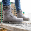 Cat Footwear Women's Echo Waterproof Steel Toe Work Boot PYRAMID