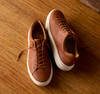 Johnston & Murphy Anders Lace-To-Toe Tan Full Grain