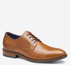 Johnston & Murphy Landry Plain ToeTan Full Grain
