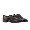 Toscana Big and Tall Zucco Calzoleria Men's Nile Crocodile Lace-Up Brown