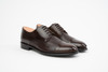 Toscana Big and Tall Lauro Calzoleria Cordovan Calf/Deerskin Cap Toe Dark Brown Toscana Big and Tall Lauro Calzoleria Cordovan Calf/Deerskin Cap Toe Dark Brown