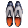 Mezlan Almagro Two-Tone Oxford Navy/Pearl Grey