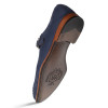 Mezlan Ayllon Woven Suede Monk Strap Blue