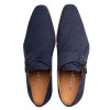 Mezlan Ayllon Woven Suede Monk Strap Blue