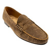 Sherman Brothers Preston Washed Calfskin Penny Loafer Briar