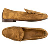 Sherman Brothers Preston Washed Calfskin Penny Loafer Tan
