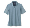 Johnston & Murphy Fine Stripe Polo Light Blue