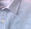 Johnston & Murphy Washed Linen-Blend Shirt Blue/Pink Ombré