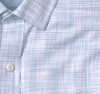 Johnston & Murphy Non-Iron Dress Shirt Pink Cross Hatch