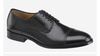 Johnston & Murphy Men's Bradford Cap Toe Brush Brush-off Leather Black Clearance Only
