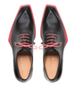 Mezlan Men's Patina Calfskin Derby Black w/ Red Detailing Clearance Only