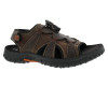Drew Men's Waves Brown Leather/Brown Stretch