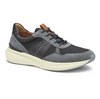 Johnston & Murphy Men's XC + Declan Jogger Gray Waterproof Suede/Black Waterproof Full Grain
