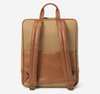 Johnston & Murphy Rhodes Commuter Backpack Camel Antique Cotton/Tan Full Grain