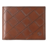 Johnston & Murphy Hudson Basketweave Billfold Brown