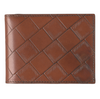 Johnston & Murphy Hudson Basketweave Billfold Brown