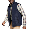 Johnston & Murphy Men's Reversible Quilt Vest Navy