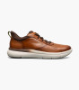 Florsheim Fleet  Perf Toe Elastic Lace Sneaker Cognac 