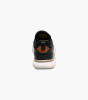 Florsheim Fleet  Plain Toe Slip On Sneaker Black w/ White Sole 
