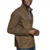 Johnston & Murphy Men's Faux-Suede Full-Zip Camel