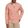 Johnston & Murphy Men's Icon Reversible Quarter-Zip Peach/White
