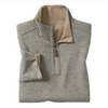 Johnston & Murphy Men's Icon Reversible Quarter-Zip Oatmeal/Light Gray