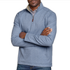 Johnston & Murphy Men's Icon Reversible Quarter-Zip Light Blue/Taupe