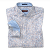 Johnston & Murphy Men's Printed Cotton Shirt White Dotted Paisley
