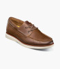 Florsheim Tropics Elastic Lace Moc Toe Boat Shoe Brown Crazy Horse 