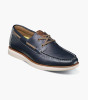 Florsheim Tropics Elastic Lace Moc Toe Boat Shoe Navy 