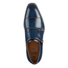  Johnston & Murphy Men's Sullivan Double-Buckle Cap Toe Navy Italian Calfskin
