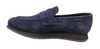 G. Brown Press #4008 Suede Penny Loafer Navy Clearance Only