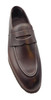 G. Brown Press #212 Calfskin Penny Loafer Dark Brown Clearance Only