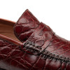 Mezlan Armano Crocodile Moccasin Cognac
