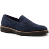 Zelli ROMA Italian Suede Penny Loafers Navy