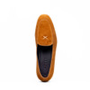 Zelli X Italian Sueded Goatskin Loafer, Cognac