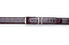 Mezlan Crocodile Belt Burgundy