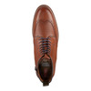 Johnston & Murphy Men's XC+ Durham Embossed Wingtip Shearling Boot Cognac Waterproof Full Grain 