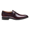 Johnston & Murphy Men's Richland Plain Toe Bit Loafer Burgundy 